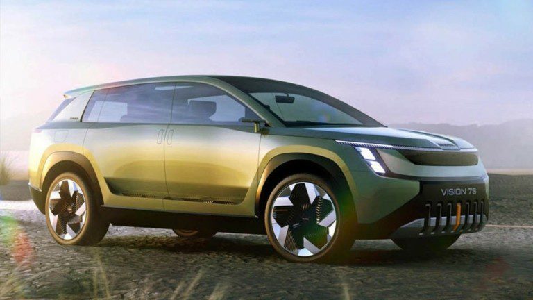 Škoda Vision 7S – koncept z roku 2022 slouží jako předloha pro sériový Peaq