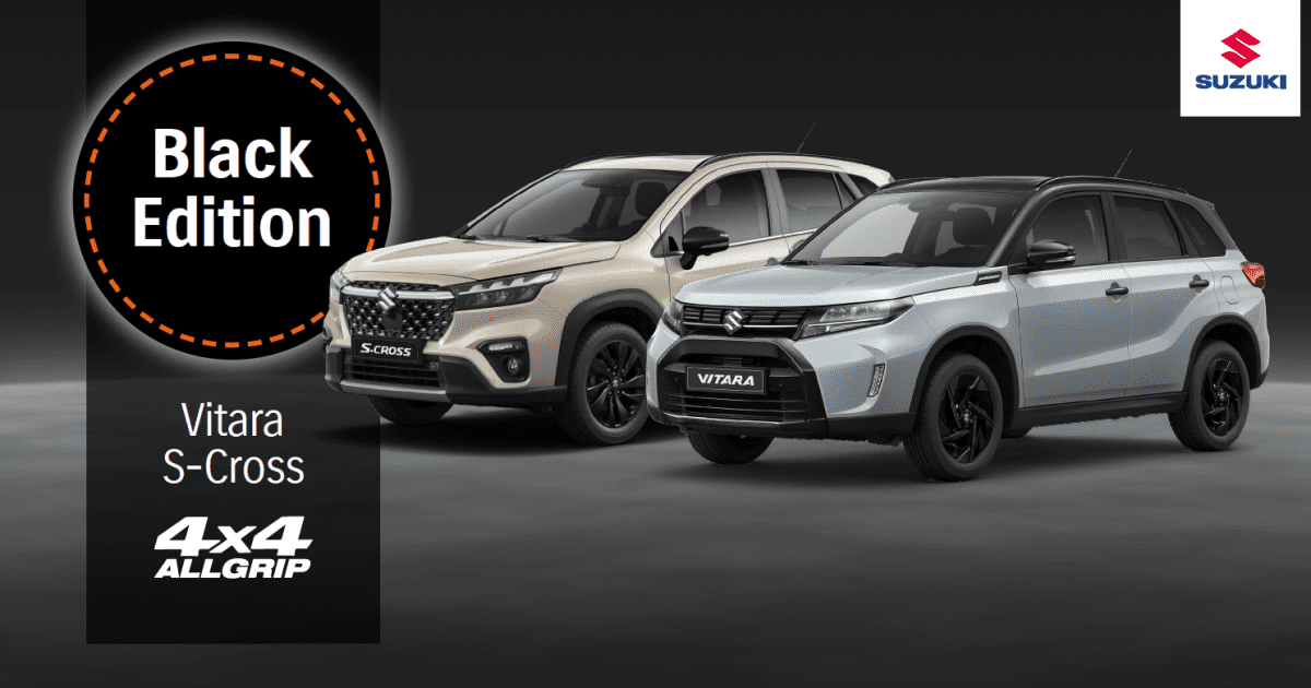 Suzuki Black Edition 2026 - Vitara a S-Cross