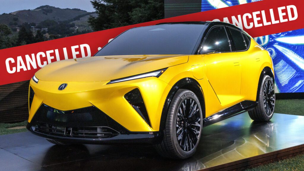 Prototyp Acura RSX, zrušený elektrický crossover