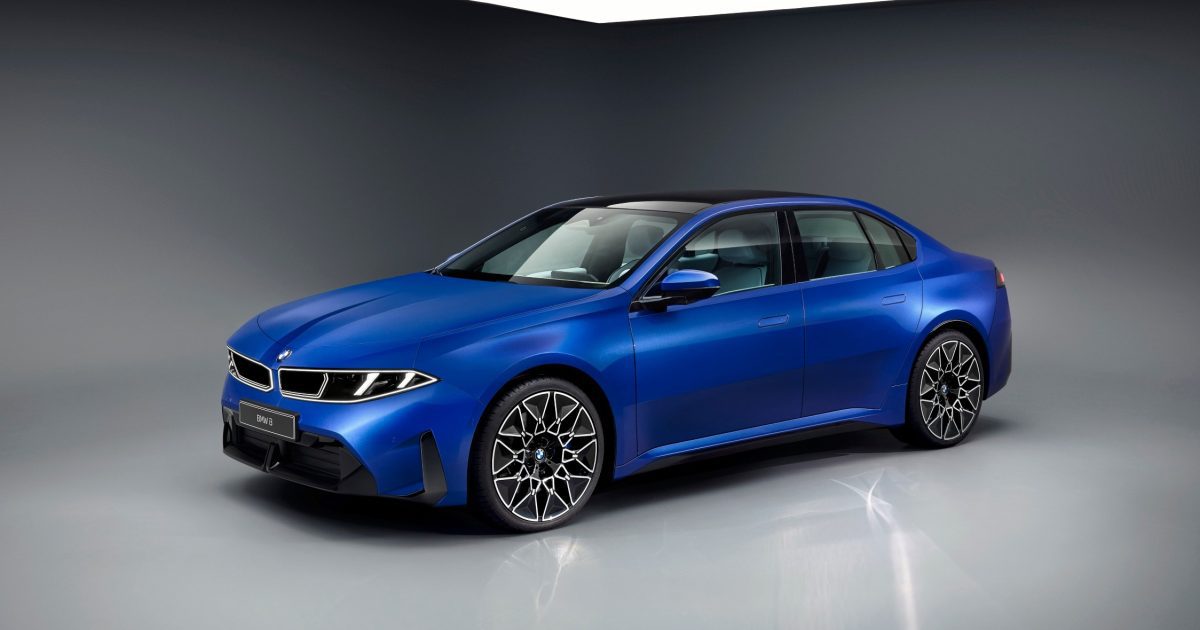 BMW i3 Neue Klasse 2026 v novém modrém laku M Le Castellet Blue