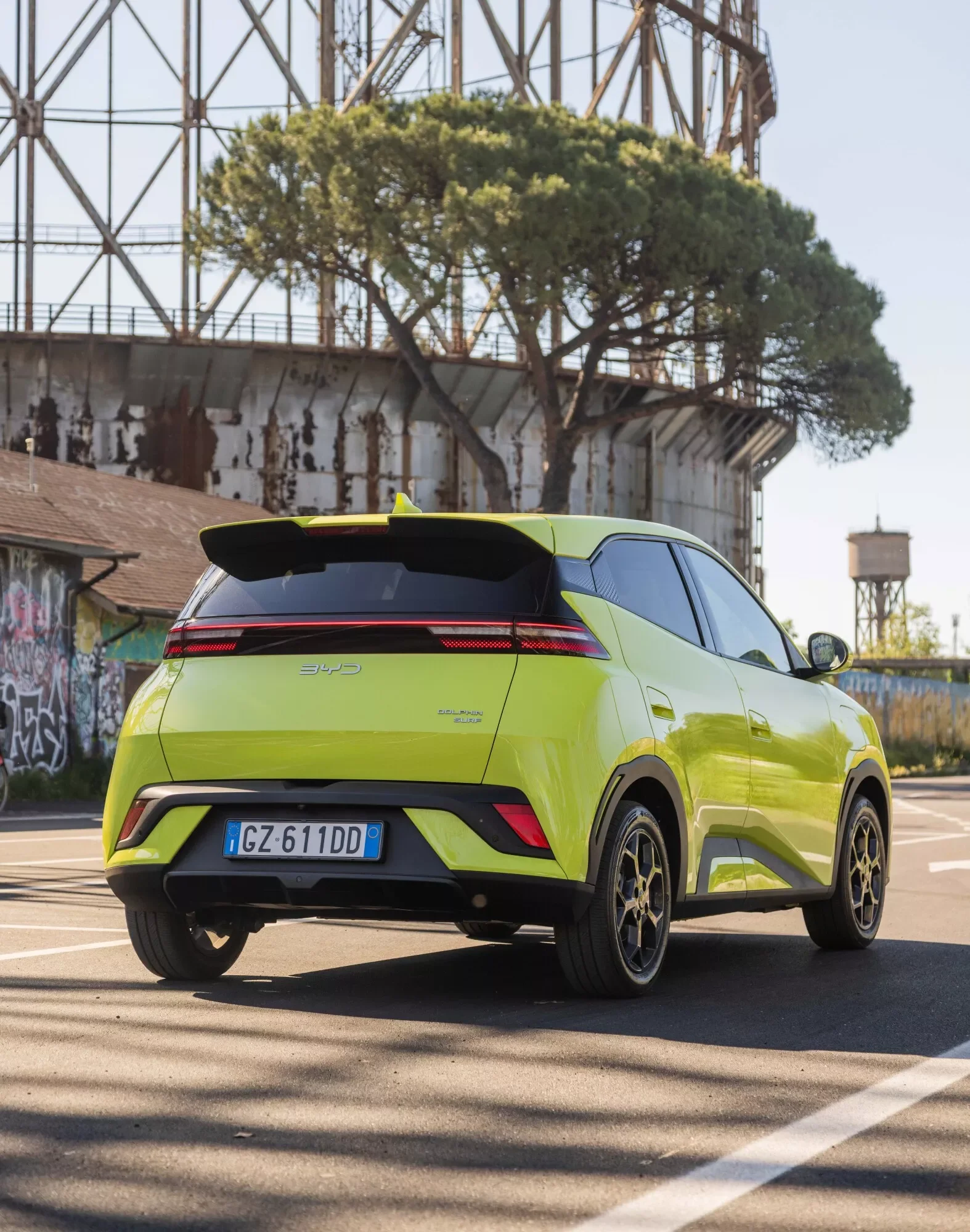 BYD Dolphin Surf 2025 - zadní část vozu