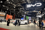 BYD stánek na autosalonu v Číně 2026