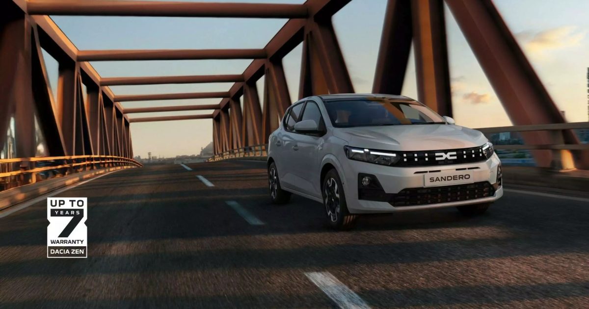 Dacia Sandero třetí generace exteriér