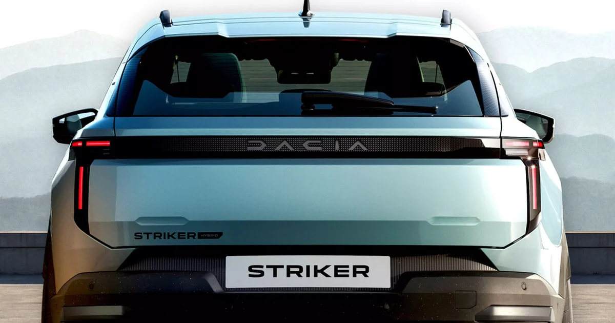 Dacia Striker 2027 exteriér zepředu