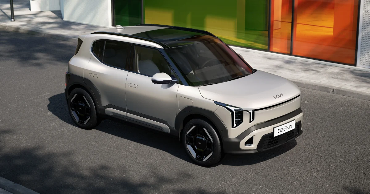 Kia EV2 2026 pohled shora