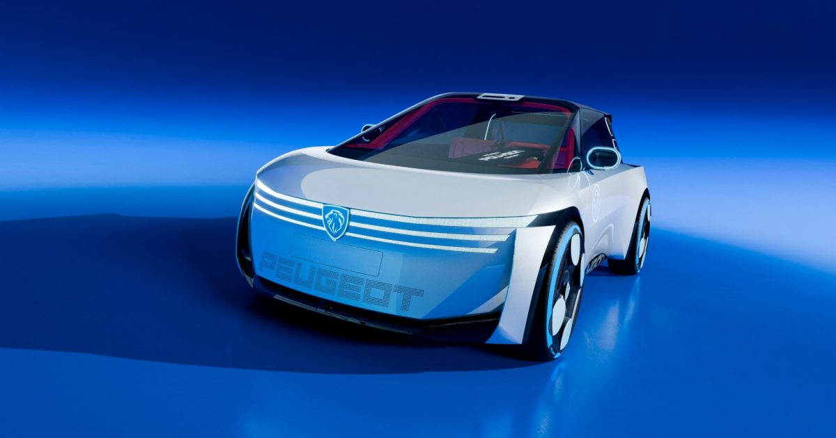 Peugeot Polygon concept car exteriér pohled z boku