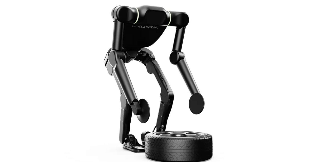 Humanoidní robot Calvin-40 od Wandercraft s pneumatikou v továrně Renault