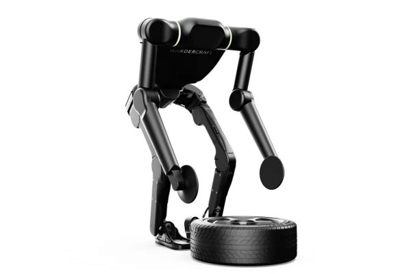 Humanoidní robot Calvin-40 od Wandercraft s pneumatikou v továrně Renault