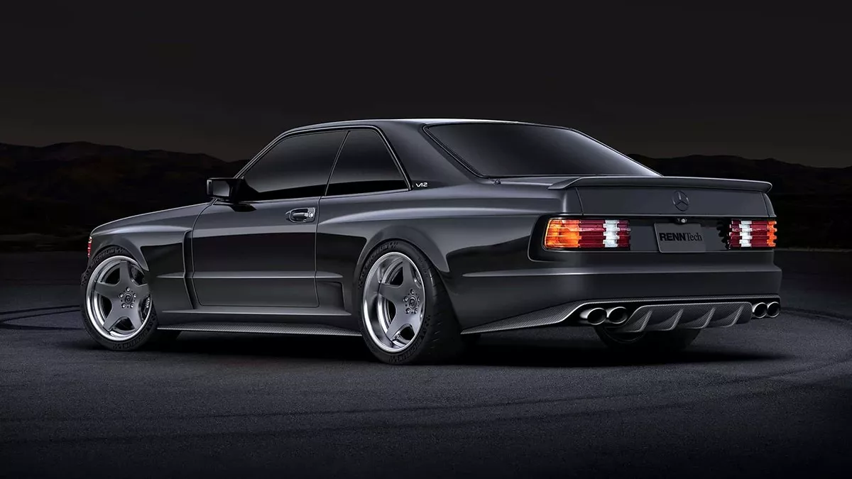 Renntech SEC V12 Widebody, boční profil