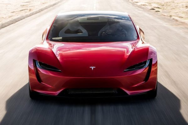 Tesla Roadster prototyp exteriér přední pohled