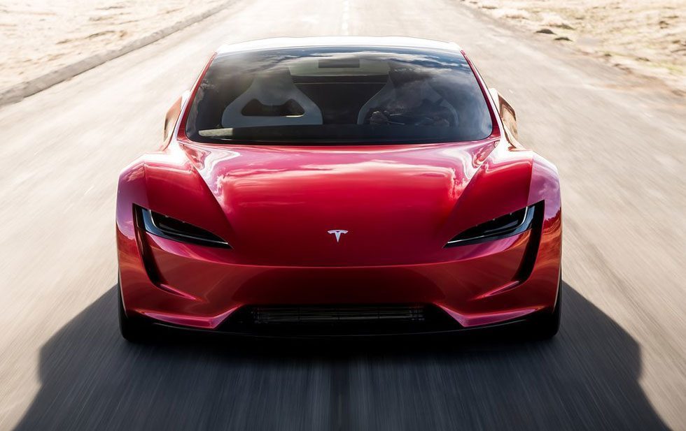 Tesla Roadster prototyp exteriér přední pohled