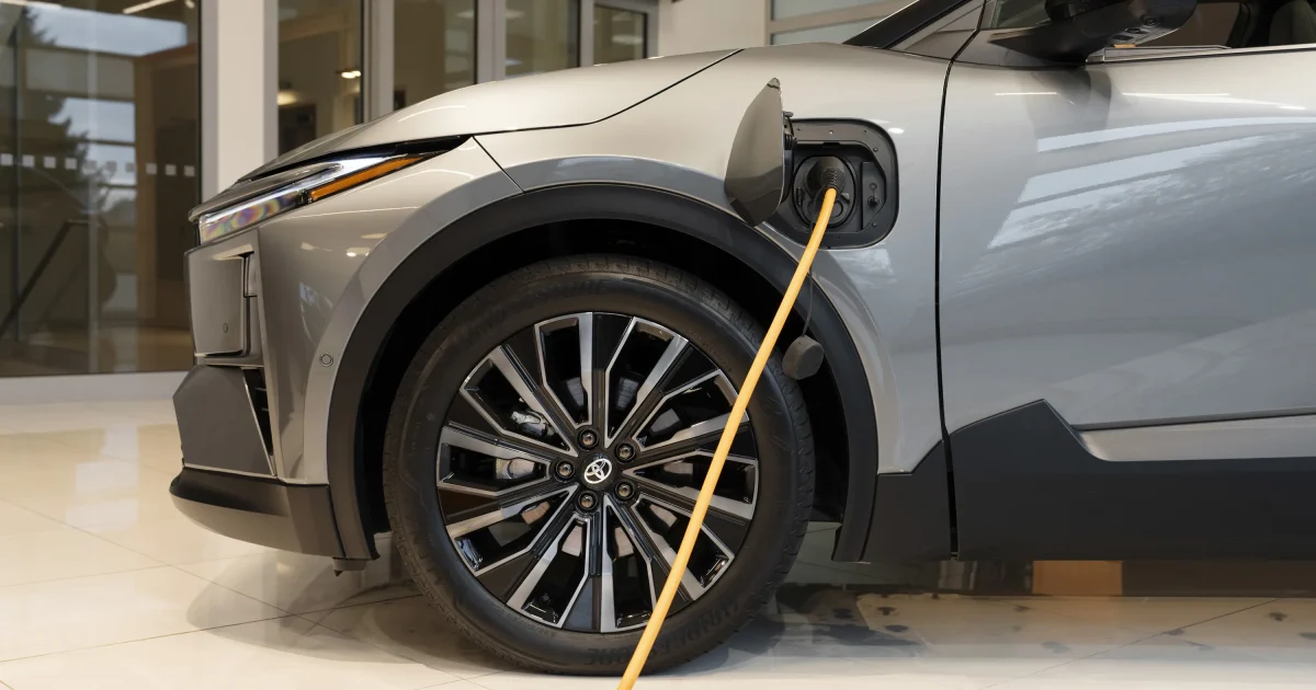 Toyota C-HR při jízdě