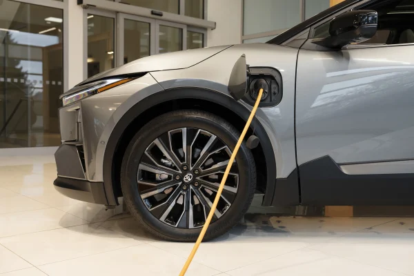 Toyota C-HR při jízdě