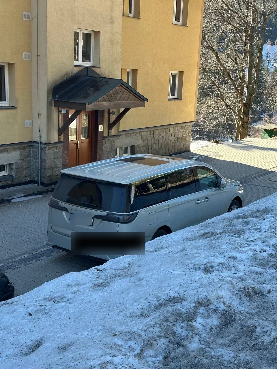 Voyah Dream v Česku - vlastní fotografie v zimním prostředí