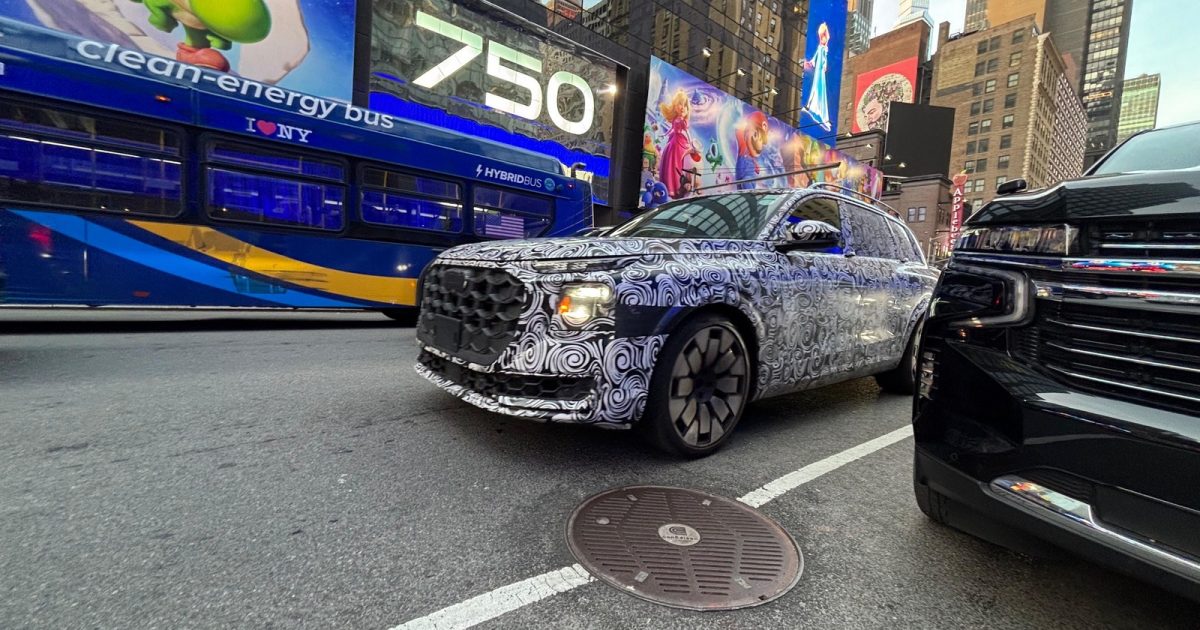 Audi SQ9 prototyp spy foto New York 2026