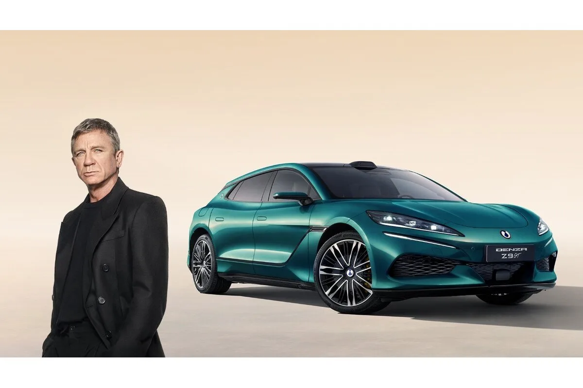 Daniel Craig jako tvář značky Denza u modelu Z9GT