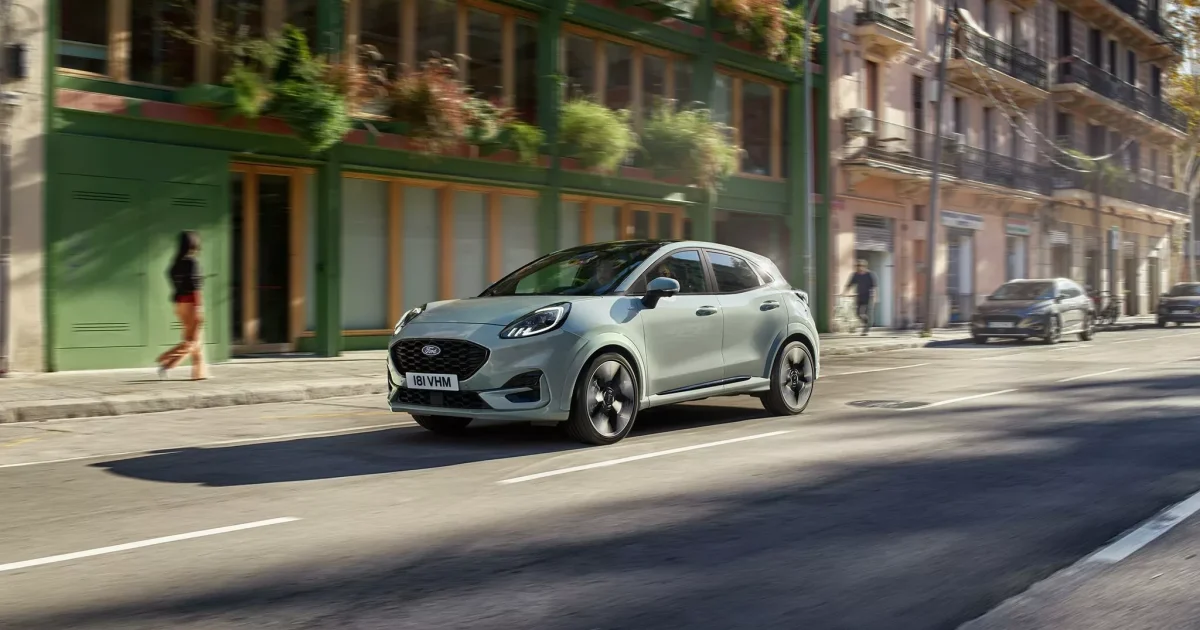 Ford Puma 2024 facelift - přední tříčtvrteční pohled