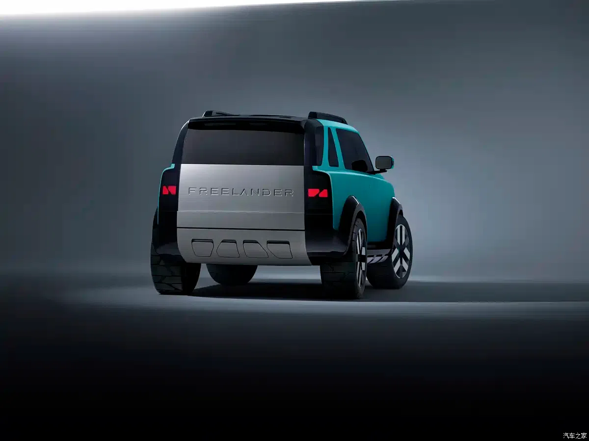 Freelander Concept 97 – pohled na záď