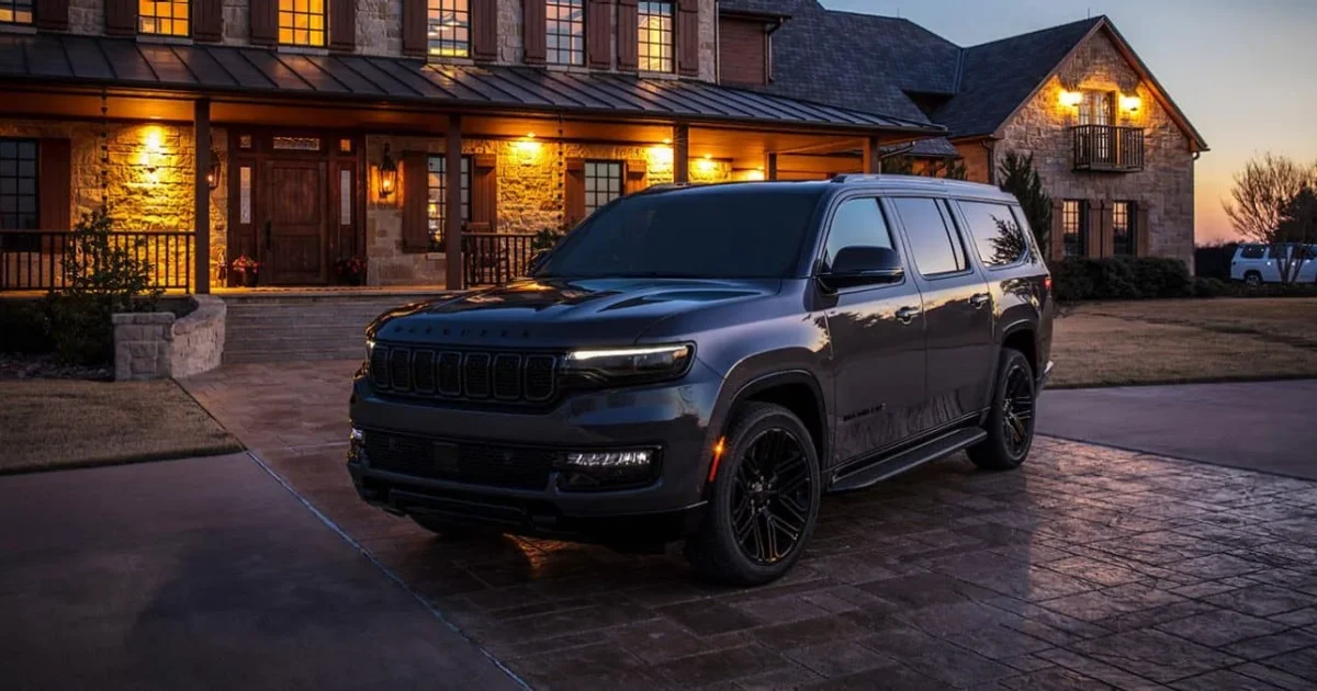 Jeep Wagoneer 2025 exteriér - pohled zepředu