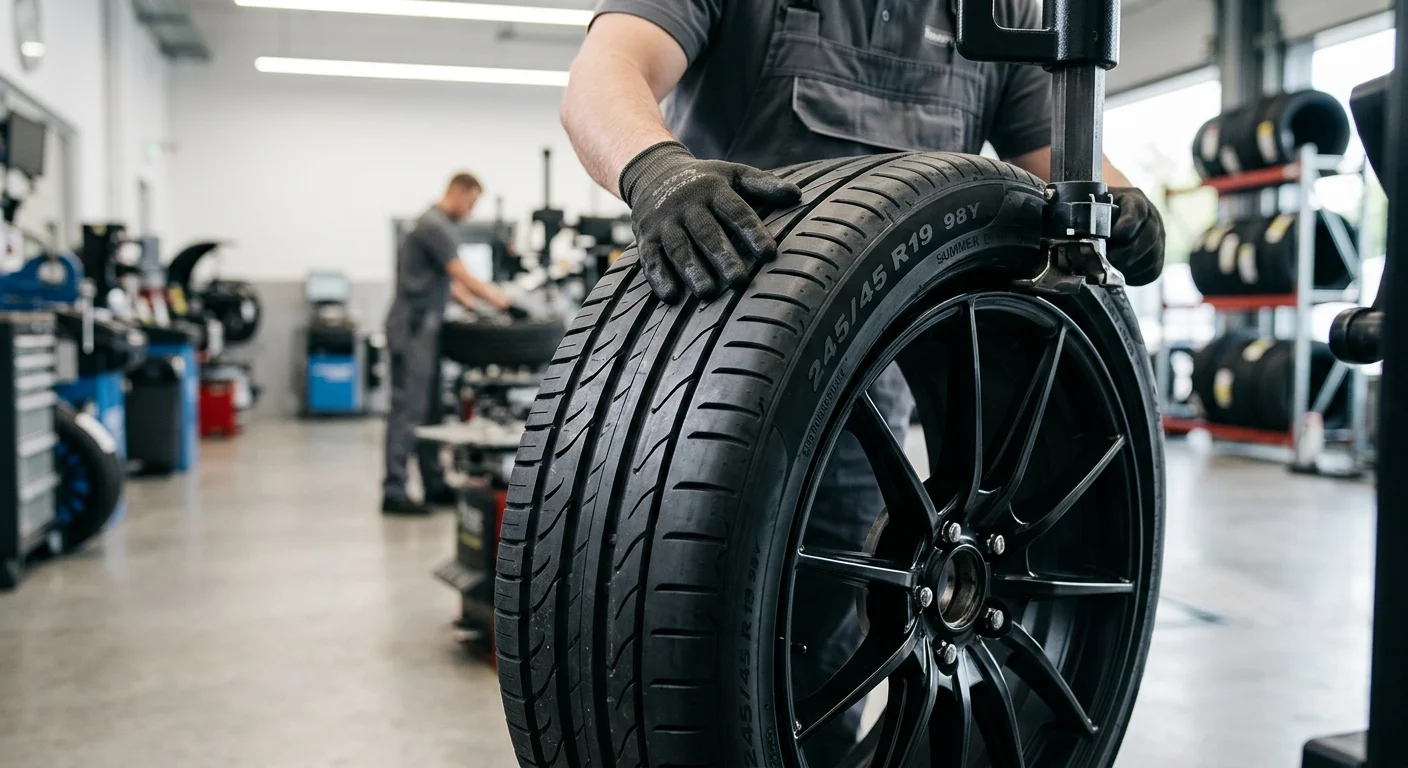 Přezouvání letních pneumatik v pneuservisu