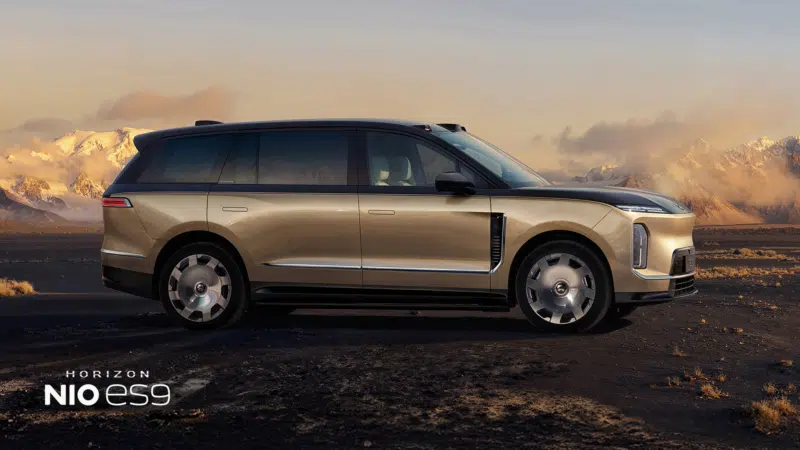 NIO ES9 2026 boční profil
