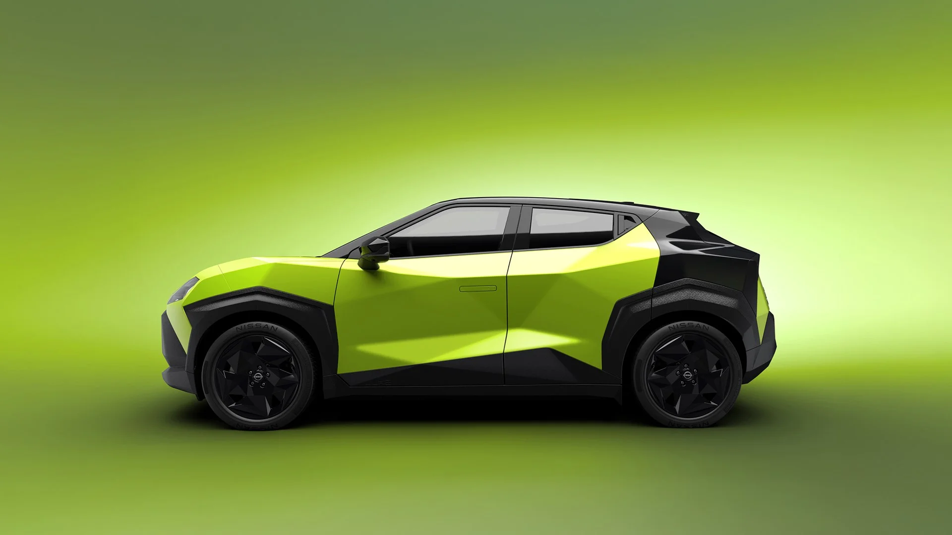 Nissan Juke EV 2026 – boční profil