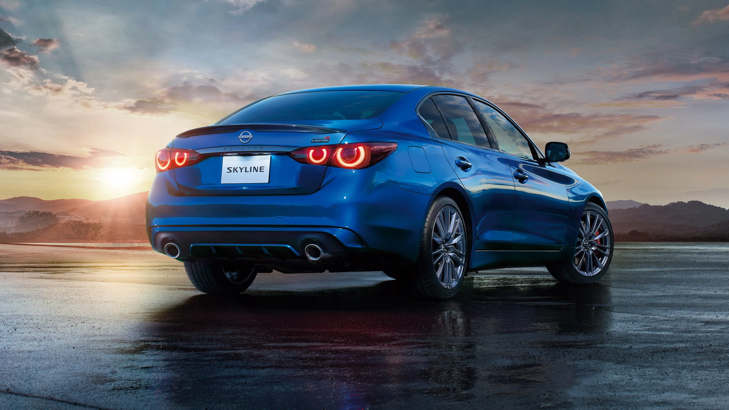 Nissan Skyline 400R Limited v barvě Wangan Blue