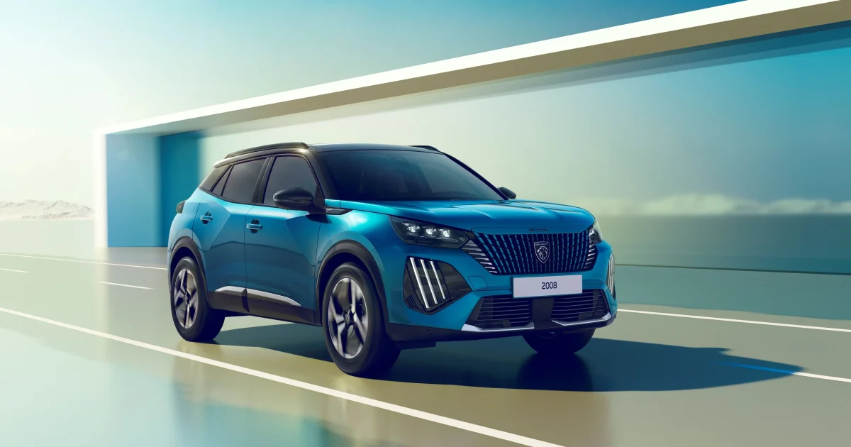 Peugeot 2008 2026 v modré barvě