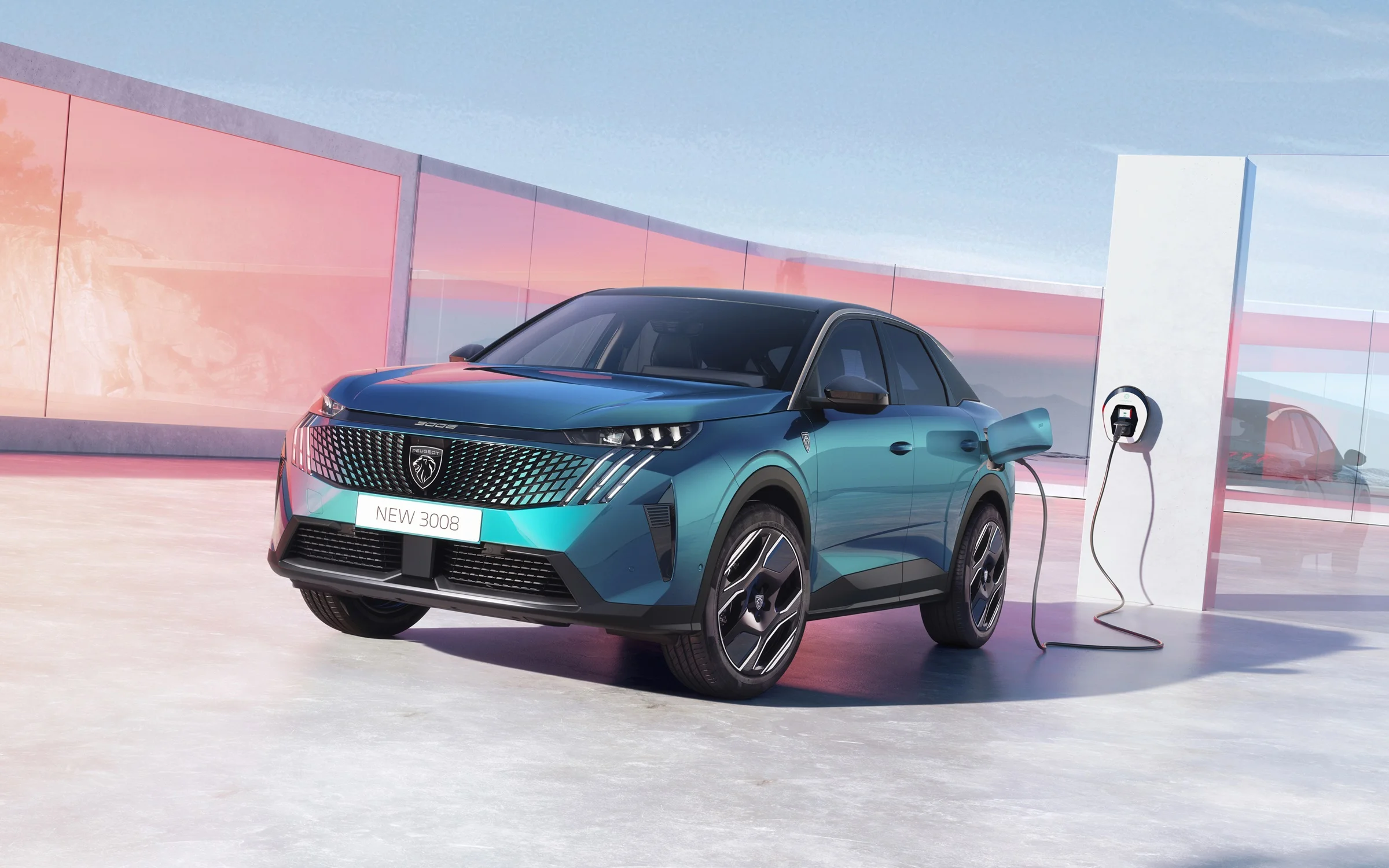 Peugeot 3008 Plug-in Hybrid 225 při nabíjení