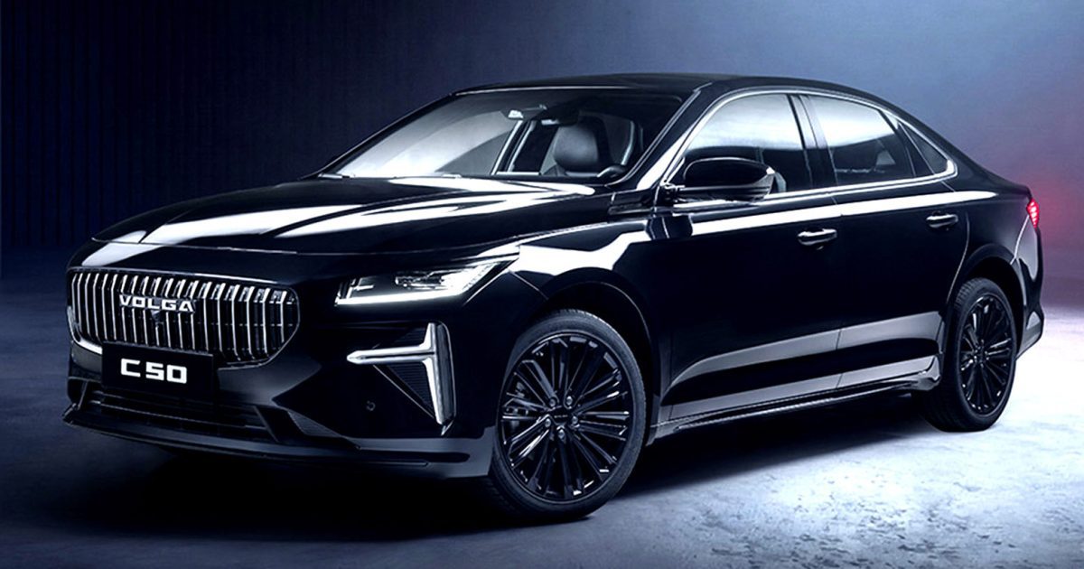 Volga C50 sedan 2026 exteriér studio