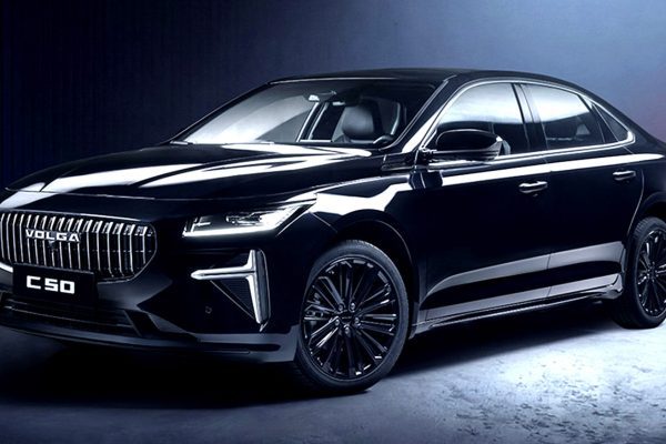 Volga C50 sedan 2026 exteriér studio