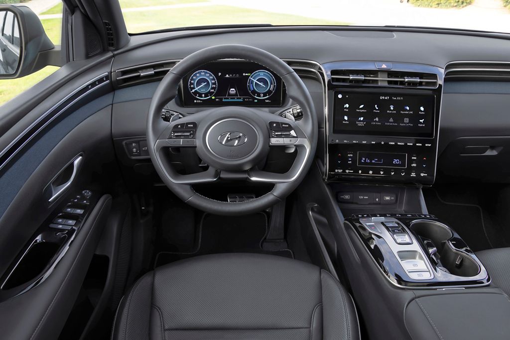 Palubní deska Hyundai Tucson s digitálním přístrojovým panelem