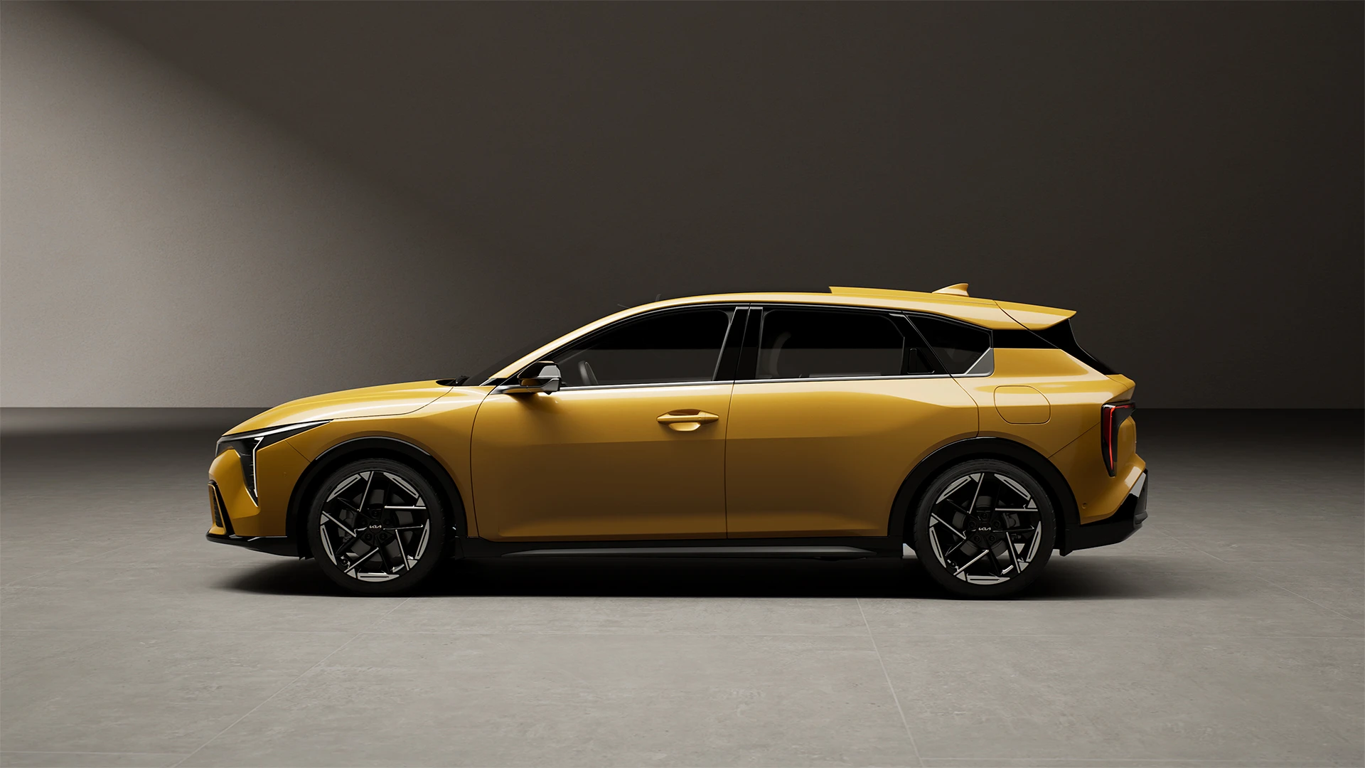 Kia K4 hatchback boční profil