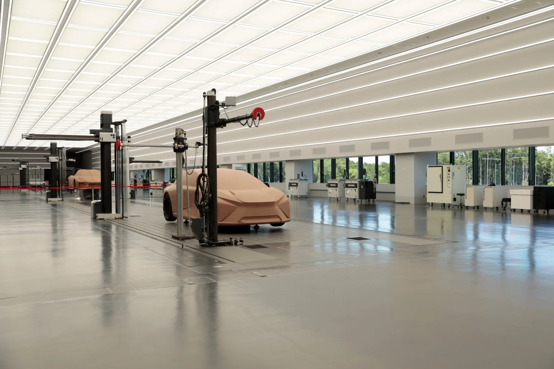 Designové studio Toyota TTC-S s clay modely a 3D ramenem