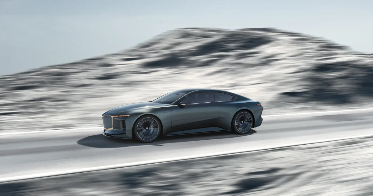 Vision BMW ALPINA — přední pohled, žraločí nos a podsvícená maska