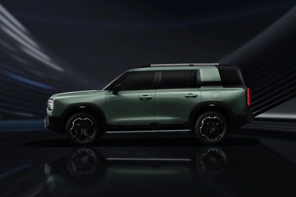 BAIC BJ30 boční profil, zelená metalíza
