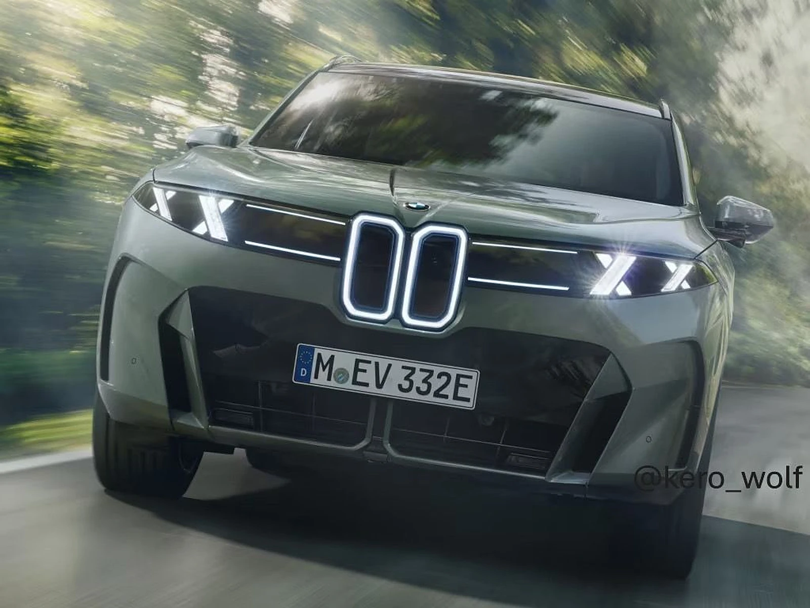 Front des neuen BMW X5 G65 ohne Tarnung