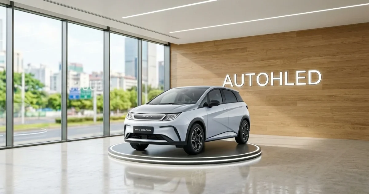 BYD Dolphin v showroomu Autohled