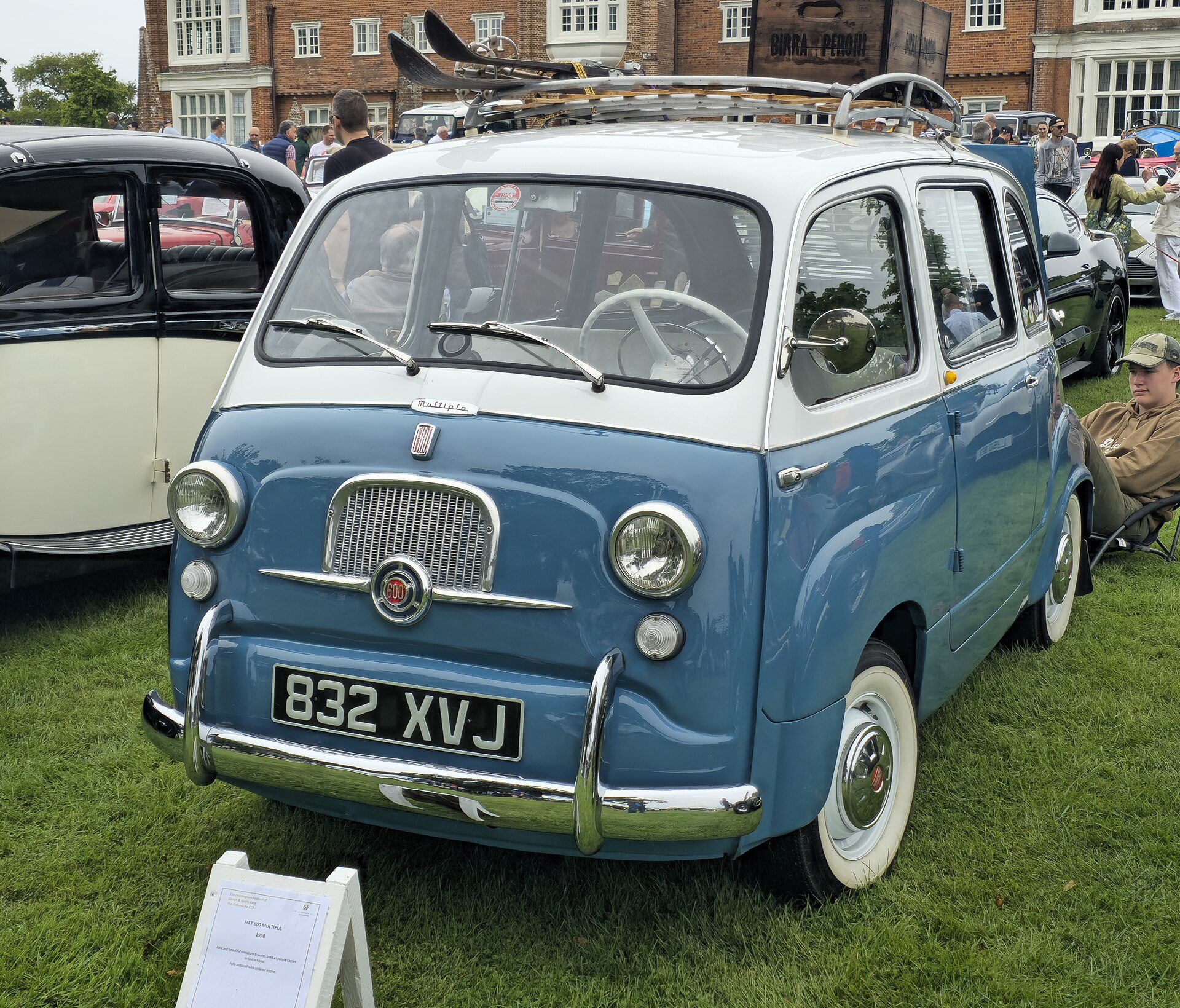 Fiat 600 Multipla z roku 1956, inspirace pro novou Multiplinu