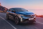 Renault Mégane E-Tech electric po faceliftu, přední tříčtvrtinový pohled