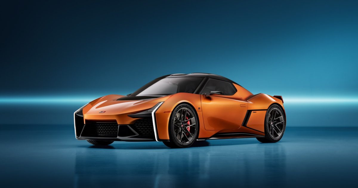 Koncept Toyota FT-Se, oranzove kompaktni sportovni kupe, pohled zepredu