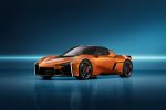 Koncept Toyota FT-Se, oranzove kompaktni sportovni kupe, pohled zepredu
