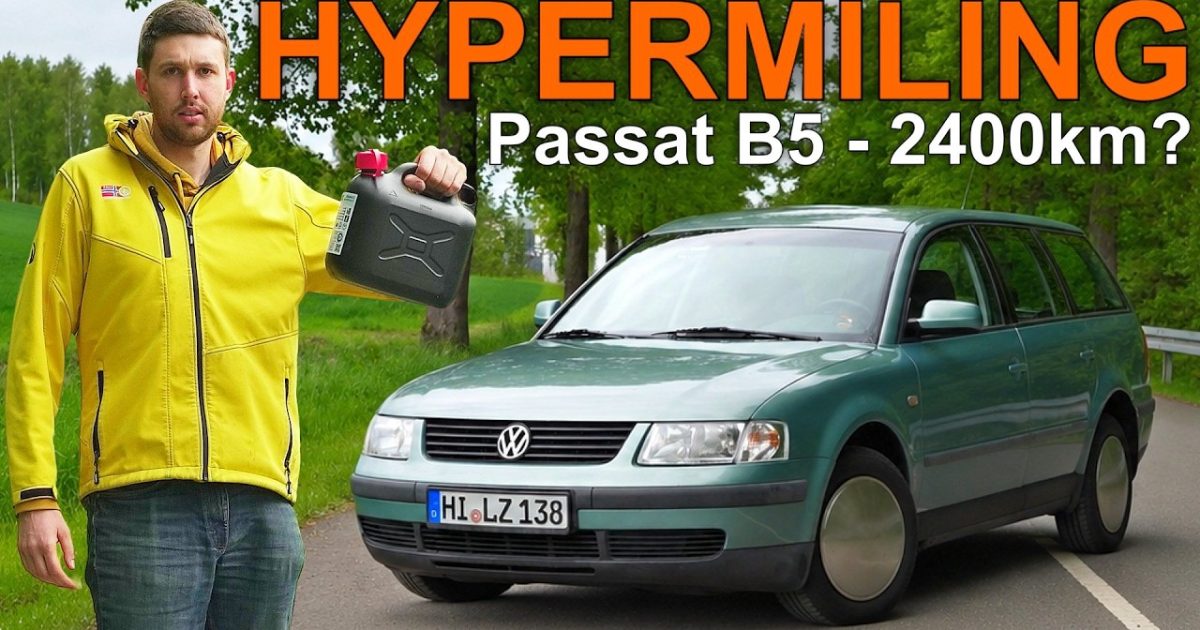 Zelený VW Passat B5 Variant 1.9 TDI z roku 1998, se kterým youtuber Offroadventure dojel na jednu nádrž za polární kruh