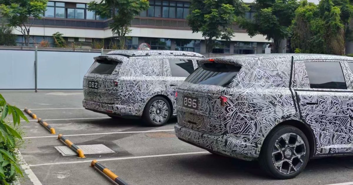 Maskované prototypy Xiaomi Skynomad - pětimístná a sedmimístná verze SUV