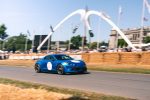 Alpine A110 FUTURE při jízdě do vrchu na Goodwood Festival of Speed 2026