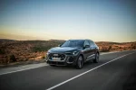 Současné Audi Q5 za jízdy na silnici