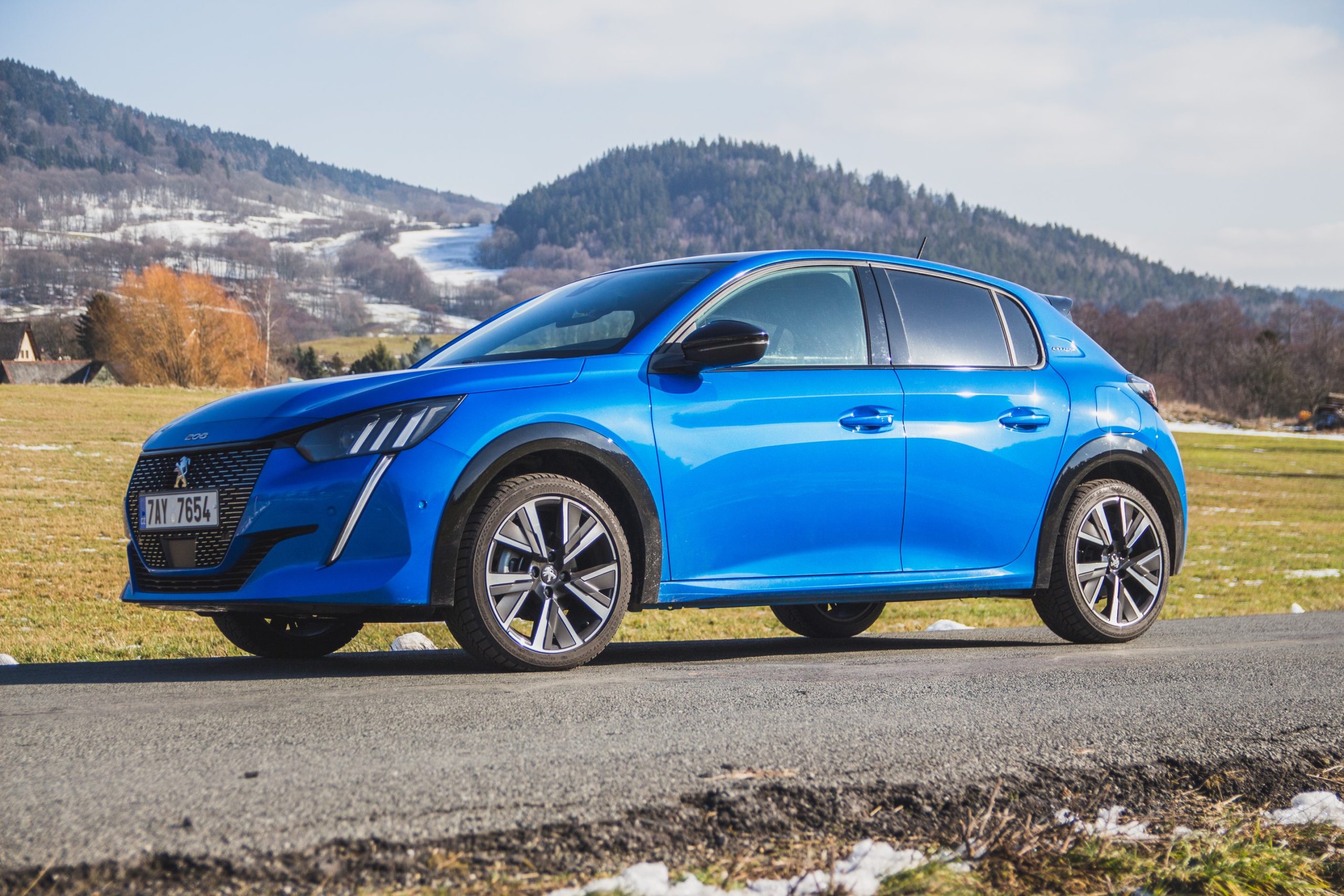 Peugeot 208 s českou registrační značkou