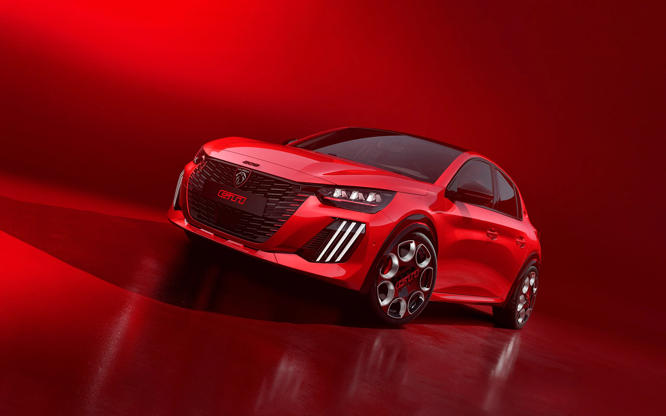 Peugeot e-208 GTi 2026 zepředu