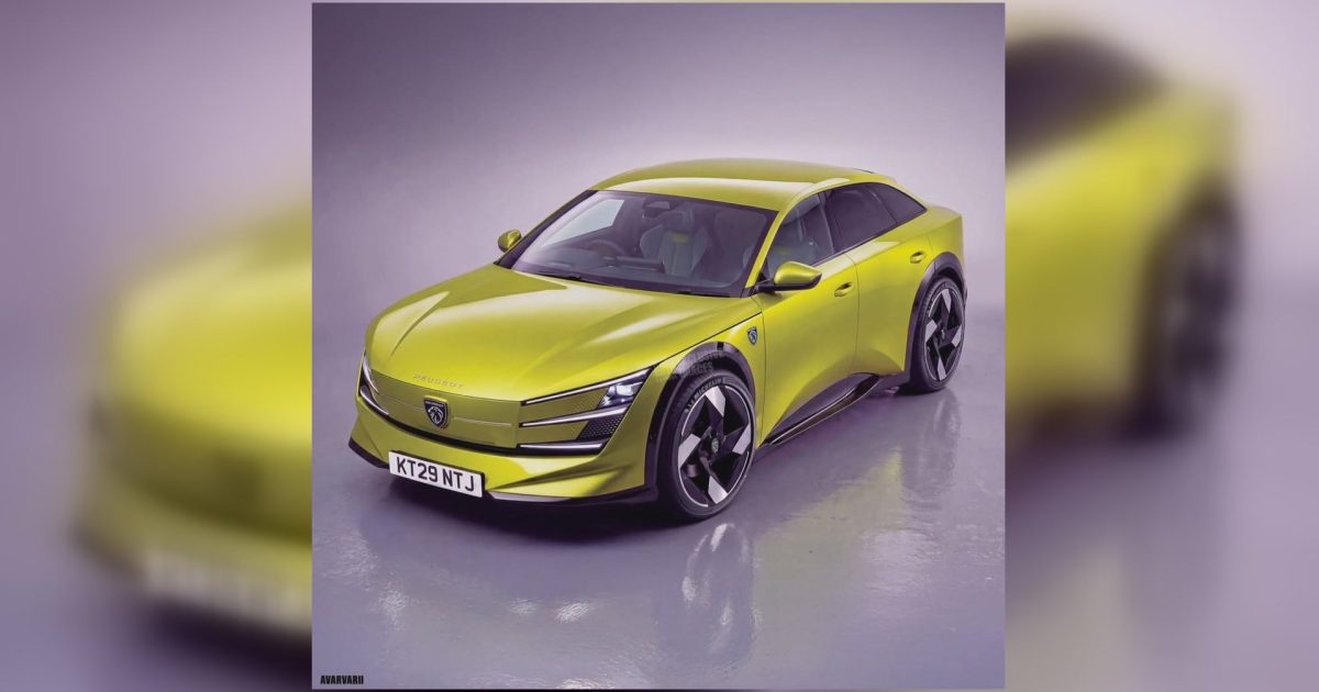 Neoficiální vizualizace možného nástupce Peugeotu 308 zepředu
