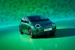 Renault Twingo E-Tech Electric v zelené barvě, elektromobil pod 20 000 eur
